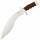 Gil Hibben Kukri Fighter Knife mit polierter Edelstahlklinge und Lederscheide