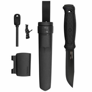 Morakniv Garberg mit Survival-Kit, Carbonstahl, Feuerstarter, Diamantschärfer