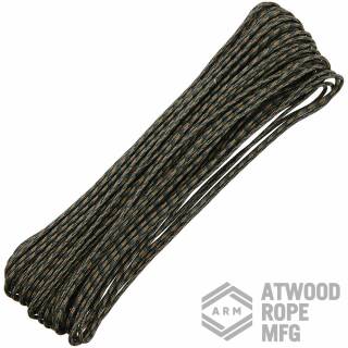 Atwood Rope MFG - Tactical Paracord-Schnur in woodland, 4-Kern, 2,4 mm, 30,5 m