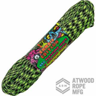 Atwood Rope MFG - Paracord-Schnur in Outbreak Zombie mit 7-Kern, 4 mm, 30,48 m