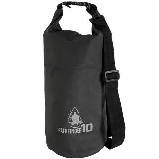 Pathfinder Dry Bag wasserdichter Tagesrucksack mit 10 Liter Volumen, schwarz
