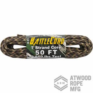 Atwood Rope MFG - ARM BattleCord Paracord-Schnur, Ground War, 15,24 Meter, 6 mm