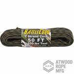 Atwood Rope MFG - ARM BattleCord Paracord, Woodland Camo,...