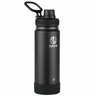 Takeya Actives Trinkflasche aus 18/8 Edelstahl, vakuum-isoliert, 530ml, onyx