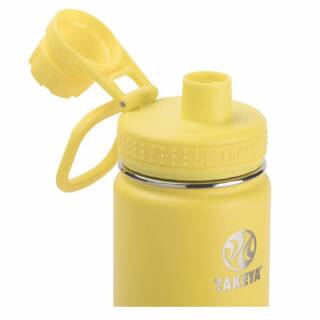 Takeya Actives Trinkflasche aus 18/8 Edelstahl, vakuum-isoliert, 700ml, canary