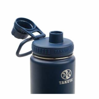 Takeya Actives Trinkflasche aus 18/8 Edelstahl, vakuum-isoliert, 700ml, midnight