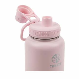 Takeya Actives Trinkflasche aus 18/8 Edelstahl, vakuum-isoliert, 950ml, blush
