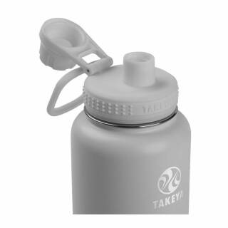 Takeya Actives Trinkflasche aus 18/8 Edelstahl, vakuum-isoliert, 950ml, pebble