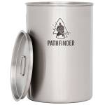 Pathfinder Edelstahl Cup and Lid Set, 1,4L...