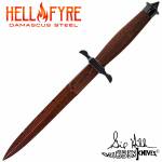 Gil Hibben Hellfyre Single Shadow mit Damaststahlklinge...