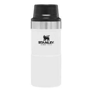 Stanley Trigger-Action Travel Mug, 18/8 Edelstahl, 12oz (350 ml), polar white