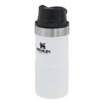 Stanley Trigger-Action Travel Mug, 18/8 Edelstahl, 12oz (350 ml), polar white