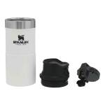 Stanley Trigger-Action Travel Mug, 18/8 Edelstahl, 12oz (350 ml), polar white