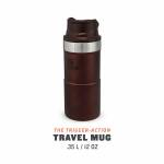 Stanley Trigger-Action Travel Mug, 18/8 Edelstahl, 12oz (350 ml), wine
