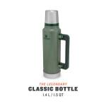 Stanley Classic Legendary Vakuum Flasche 1,4 L, 18/8 Edelstahl, Hammerschlaggrün