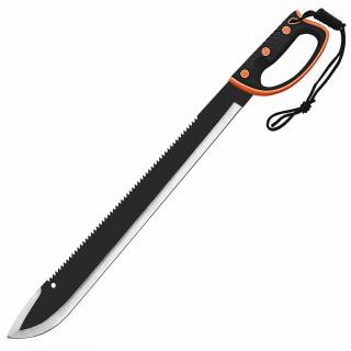 United Cutlery Columbian Sawback Machete mit 18" Edelstahlklinge und D-Griff