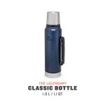 Stanley Classic Vakuum Flasche 1000 ml, 18/8 Edelstahl, Nightfall blau