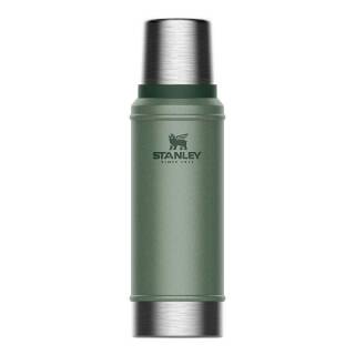 Stanley Classic Legendary Bottle, 750 ml, 18/8 Edelstahl, Hammerschlag grün
