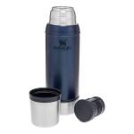 Stanley Classic Vakuum Flasche 750 ml, 18/8 Edelstahl, Nightfall blau