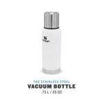 Stanley Adventure Vakuum Trinkflasche, 739 ml, 18/8 Edelstahl, matt weiß