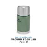 Stanley Adventure Vakuum Food Jar mit 709 ml, 18/8 Edelstahl, Hammerschlag grün