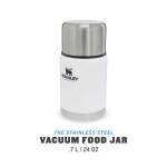 Stanley Adventure Vakuum Food Jar mit 709 ml, 18/8 Edelstahl, Polar-weiß