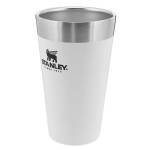 Stanley Adventures Vakuum Beer Pint Trinkbecher 0,47L, Edelstahl, Polar-weiß