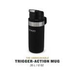 Stanley Unbreakabel Master Trigger-Action Mug 350 ml, 18/8 Edelstahl, schwarz