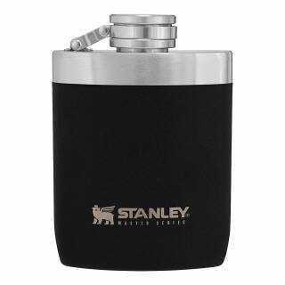 Stanley Master Unbreakable Flask Taschenflasche, 236 ml, 18/8 rostfrei, schwarz