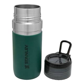 Stanley Go Series Water Bottle,Vakuumisolierte Trinkflasche 473 ml, grün