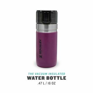 Stanley Go Series Water Bottle,Vakuumisolierte Trinkflasche 473 ml, berry