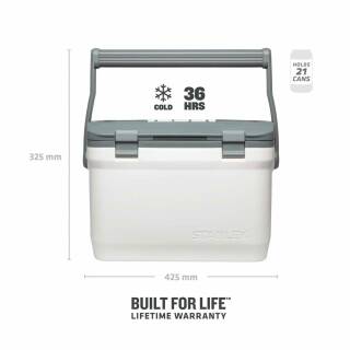 Stanley Adventure Cooler - Khlbox mit 15,1L, hlt 36 Stunden kalt, wei
