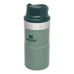Stanley Classic Trigger-Action Travel Mug, 250 ml, Hammerschlag grün