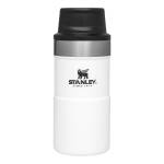 Stanley Trigger-Action Travel Mug, 250 ml, 18/8 Edelstahl, Polar-weiß