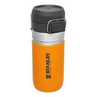 Stanley Quick Flip Water Bottle, Flasche mit 470 ml, vakuumisoliert, orange