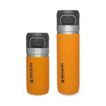 Stanley Quick Flip Water Bottle, Flasche mit 470 ml, vakuumisoliert, orange