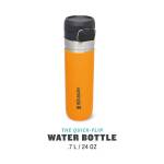 Stanley Go Quick Flip Water Bottle, Flasche mit 700 ml, vakuumisoliert, saffron