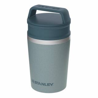 Stanley Shortstack Travel Mug mit Griff, 18/8 Edelstahl, 236 ml, Hammertone Ice