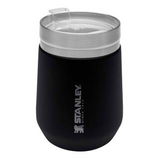 Stanley The Everyday Tumbler Trinkbecher mit Deckel, 290 ml, matt schwarz