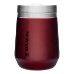 Stanley Go Everyday Tumbler, Trinkbecher mit Deckel, 290 ml, wine