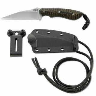 CRKT Folts S.P.E.W. Neck Knife, G-10 Griff, Kydexscheide, Grtelhalterung