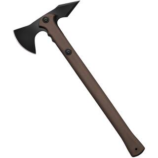 Cold Steel Trench Hawk brown, Axtkopf aus 1055 Carbonstahl mit Secure-Ex Scheide