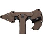 Cold Steel Trench Hawk brown, Axtkopf aus 1055 Carbonstahl mit Secure-Ex Scheide