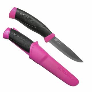 Morakniv Companion pink-schwarz Campingmesser rostfrei...