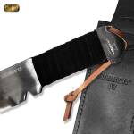 Gil HIBBEN IV Machete aus 1090 Carbonstahl mit Lederscheide, GH5007