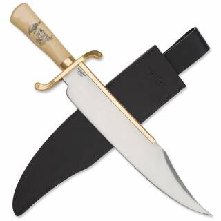 Gil Hibben Expendables Bowie Messer mit 3Cr13 Edelstahl und Lederscheide