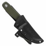 Schnitzel DU, Messer mit G-10 Griff in olive, Kydexscheide und Feuerstarter