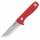 Schnitzel DU, Messer mit G-10 Griff in rot, Kydexscheide und Feuerstarter