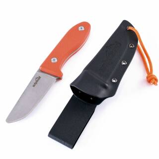 Schnitzel UNU, Kinder-Messer mit G-10 Griff in orange und...