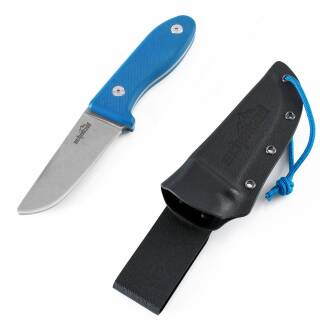 Schnitzel UNU, Kinder-Messer mit G-10 Griff in blau und...